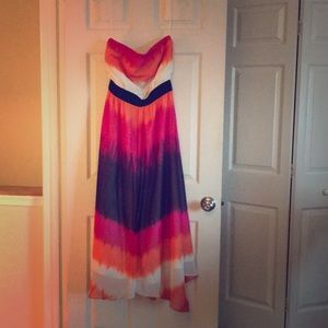 Express strapless dress